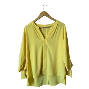VIBRANT ‘NY&C’ YELLOW BLOUSE!